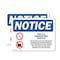 Signmission This Is A Tobacco Free Campus OSHA Notice Sign, Plastic, 10in W x 7in L, 2PK OS-2PACK-NS-P-710-L-18627 - alternate 1
